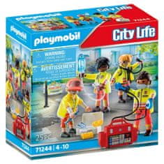 NEW Playset Playmobil 71244 City Life Rescue Team 25 Kosi