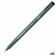 NEW Flomastri Staedtler Pigment Line Črna (10 kosov)