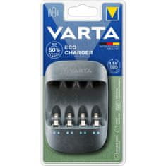 NEW Polnilec baterij Varta Eco Charger 4 Baterije AA/AAA