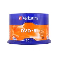 NEW DVD-R Verbatim Matt Silver 50 db 4,7 GB 16x (50 db)