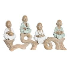 NEW Okrasna Figura DKD Home Decor 34,5 x 9 x 18,5 cm Pisana Menih Orientalsko