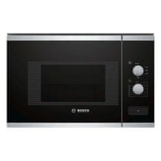 NEW Beépíthető mikrohullámú sütő BOSCH BFL520MS0 20 L 800W Fekete Fekete/ezüst 800 W 20 L