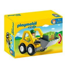 NEW Playset Playmobil 1,2,3 Shovel 6775