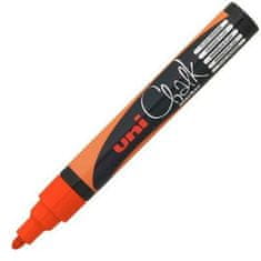 NEW Marker s tekočo kredo Uni-Ball PWE-5M Oranžna (6 Kosi)