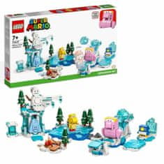 NEW Playset Lego Super Mario 71417 Fliprus snow adventure 567 Kosi