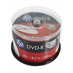 NEW DVD-R HP 50 db 4,7 GB 16x (50 db)