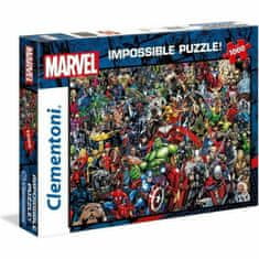 NEW Sestavljanka Puzzle Clementoni Marvel Impossible 1000 Kosi 69 x 50 cm