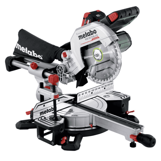 Metabo KGS 18 LTX BL 216 18V Akkumulátoros Fejezőfűrész + 1x 4Ah Akku + Töltő (614216920)