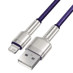 BASEUS Cafule USB-kábel a Lightning 2,4A 2m ibolya (CALJK-B05) (CALJK-B05)