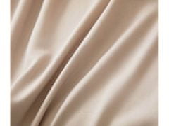 sarcia.eu Bézs színű fodros ágyneműgarnitúra, pamut szatén ágynemű 200x220cm