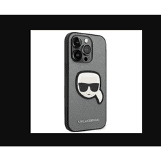 Karl Lagerfeld Apple iPhone 14 Pro Hátlapvédő Tok - Ezüst (KLHCP14LSAPKHG)