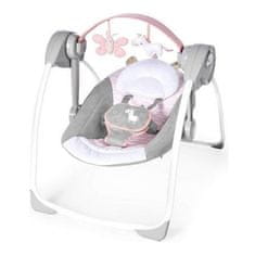 NEW Gugalni Stol Ingenuity Compact Swing - Flora Svetlo roza