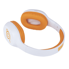 Konix Naruto KX BT HEADPHONES Headset Vezetékes és vezeték nélküli Fejpánt Játék Bluetooth Narancssárga, Fehér (KX-NARUTO-GH)