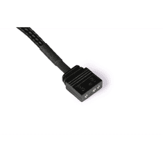 Alphacool 18705 aRGB 3-pin - 2x 3-pin Y-Splitter (Fekete) - 30cm (18705)