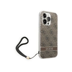 Guess 4G Print Strap Apple iPhone 14 Pro Max Tok - Barna/Mintás (GUOHCP14XH4STW)