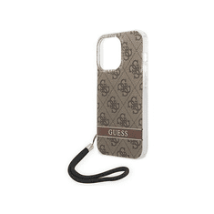 Guess 4G Print Strap Apple iPhone 14 Pro Max Tok - Barna/Mintás (GUOHCP14XH4STW)