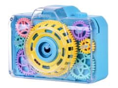 RAMIZ Buborékfújó kamera hang- és fényeffektussal kék színben