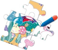 Clementoni Vízfestmény Puzzle Vízvarázs: Peppa Pig 15 darab