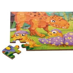 Dinoszaurusz puzzle 100 darabos csomag 1 csomag