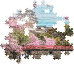 Clementoni Puzzle 1000 Himeji kastély tavasszal