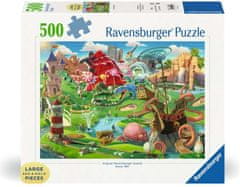 Ravensburger Mini Golf Paradise XXL puzzle 500 darabos puzzle