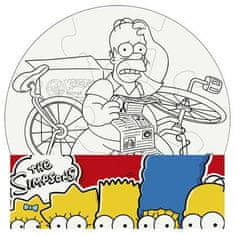 EFKO Paint your puzzle The Simpsons - kör 9 darabos puzzle