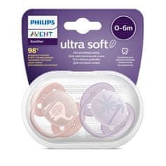 Avent Ultrasoft Prémium állatos cumik 0-6 m 2db lány - 0-6 m