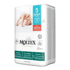 MOLTEX Pure&Nature eldobható pelenkák 5 Junior (9-14 kg) 20 db