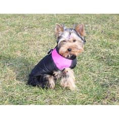 Mellény Doggie Jacket kutyáknak rózsaszín ruházat méret 4XL