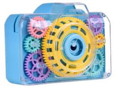 RAMIZ Buborékfújó kamera hang- és fényeffektussal kék színben