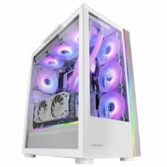 NEW Ohišje Midi-Stolp ATX Mars Gaming MCULTRA XXL Premium RGB Bela