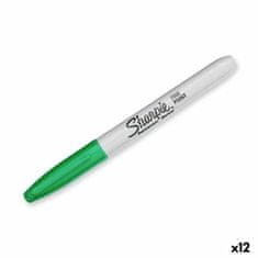 NEW Trajni marker Sharpie Fine Point Zelena (12 kosov)