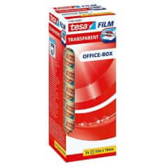 NEW Lepilni trak TESA Office-Box Prozorno polipropilen Plastika 8 Kosi 19 x 33 mm