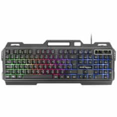 NEW Tipkovnica Gaming Mars Gaming MK120ES Qwerty Španska RGB