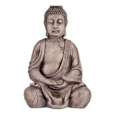 NEW Okrasna vrtna figura Buda Siva Poliresin (25 x 50,5 x 32,5 cm)