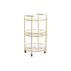 NEW Mobilier tip Chelneriță DKD Home Decor Zlat Kovina Ogledalo 42,5 x 42,5 x 74,3 cm