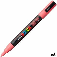 NEW Marker POSCA PC-3M Coral Roza (6 kosov)