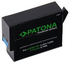 PATONA töltő Dual GoPro Hero 9/Hero 10/Hero 11/Hero 12 digitális fényképezőgépekhez/ 2x 1730 mAh akkumulátorhoz