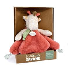 Doudou zsiráf Couleurs Savane 25 cm