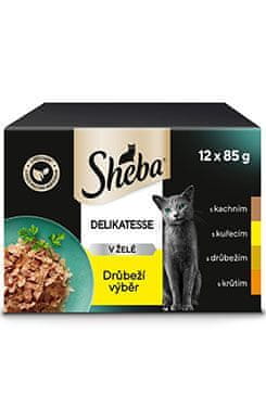 Sheba zseb Baromfi zselében 12x85g