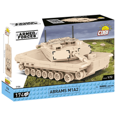 Cobi Blocks Abrams M1A2 tank modell (1:72) (3106)