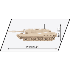 Cobi Blocks Abrams M1A2 tank modell (1:72) (3106)