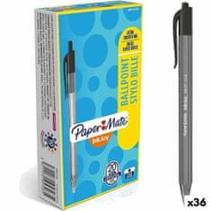 NEW Kemični Svinčnik Paper Mate Inkjoy 20 Kosi Črna 1 mm (36 Kosov)