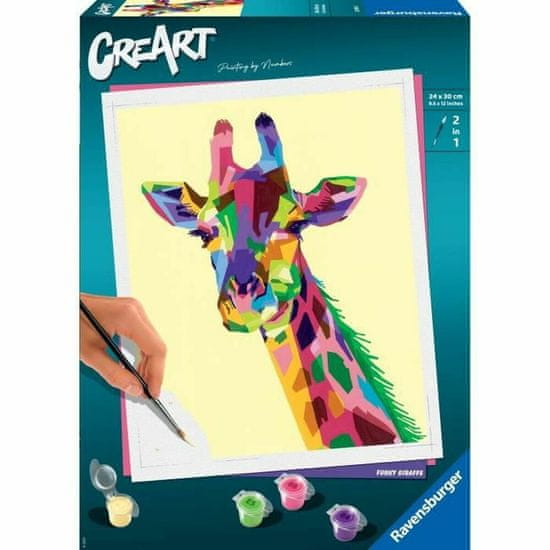 NEW Risbe za barvanje Ravensburger CreArt Large Giraffe 24 x 30 cm