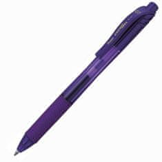 NEW Kemični Svinčnik Pentel EnerGel Vijolična 0,7 mm (12 Kosi)