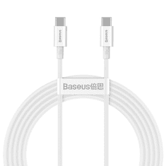 BASEUS Superior sorozatú USB-C-USB-C kábel, 100 W, 2m, fehér (CATYS-C02 ) (CATYS-C02)