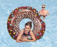 Bestway Gyermek nagy felfújható gyűrű DONUT 107cm barna