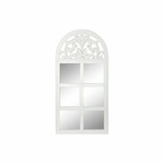 NEW DKD Home Decor Kristal Windows fehér fa MDF fali tükör (81 x 2,5 x 162,5 cm)