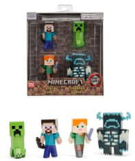 Jada Toys Minecraft 4 darabos figuraszett, 6 cm