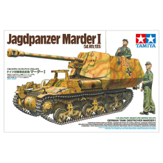 Tamiya German Tank Destroyer Marder I Sd.Kfz tank műanyag modell (1:35) (35370)